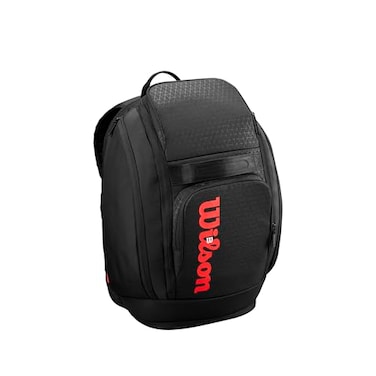 WILSON Clash V3 Super Tour Tennis Backpack BlackInfrared Holds up to 2 Rackets