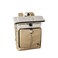 WILSON Lifestyle Foldover Tennis Backpack Khaki Holds up to 2 Rackets
