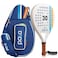 P.ala Pala Padel Racket Set with Bag Carbon Fiber Padel Racket for Beginner to Intermediate Players Lightweight 2 lb 4Inch Grip Complete Starter Kit