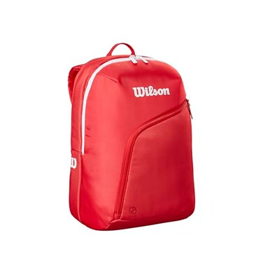WILSON Tour Padel Backpack Holds 1 Padel Racket RedWhite