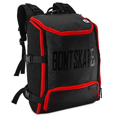 Bont Skates Multi Sport Skate Backpack Travel Bag Inline Ice Roller Speed Skating Red