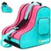 Hytiland Breathable Skate Bag with Adjustable Shoulder Strap Large Capacity Fits Inline Ice Most Roller Skates A Green
