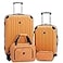 Travelers Club Midtown Hardside 4Piece Luggage Travel Set Butterscotch