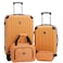 Travelers Club Midtown Hardside 4Piece Luggage Travel Set Butterscotch