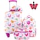 Travelers Club 5 Piece Kids Luggage Set Butterfly