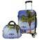 World Traveler Palm Tree Hardside 2Piece CarryOn Spinner Luggage Set