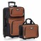 Travel Select Amsterdam Softside Expandable Luggage with Rolling Wheels Orange 2Piece Set 1521