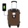 Wrangler Smart Spinner Hardside Luggage 22Inch CarryOn Toffee