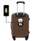 Wrangler Smart Spinner Hardside Luggage 22Inch CarryOn Toffee