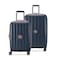 DELSEY PARIS Carrousel Hardside Expandable Luggage with Spinner Wheels Navy 2 Piece Set 2128