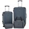 Travelers Club Midtown Hardside 4Piece Luggage Travel Set Slate