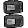 Katadem 2 Pack Tactical Molle Admin Pouch with US Flag Patch and Keychain Utility Laser Cut Tactical EDC Tool Pouch Bag Horizontal Modular Pouches Utility Tool Pouch Black
