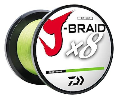Daiwa JBRAIDX8 Bulk Chartreuse Mono Dia 25lb