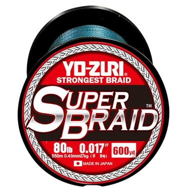 Duel YoZuri Superbraid 600 yd Floating Braid Blue 80 lb