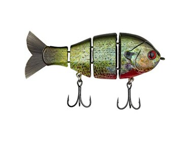 Catch Co Mike Buccas Baby Bull Gill Swimbait 375 34 oz Ruby Gill