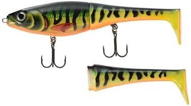 Rapala XRap Otus Lure with Two No 20 Hooks 051 m Swimming Depth 25 cm Size Hot Tiger Pike