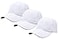 Gelante Plain Blank Baseball Caps Adjustable Back Strap 3 PC001White