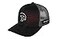 Dodge SRT Hellcat Rumble Snapback Trucker Hat Black Red Mesh Cap with Embroidered Hellcat Logo Patch SRT Side Patch Licensed