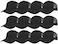 Gelante Mesh Trucker Baseball Cap Structured Front Panel Wholesale LOT 12 Pack TR001 Black
