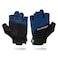 Harbinger Training Grip Gloves 30 Durable Padded Leather Palm Enhanced Grip Breathable 4Way Stretch Lycra Adjustable HookandLoop Closure Quick Removal Tabs Weightlifting Blue XLarge