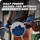 Harbinger Training Grip Gloves 30 Durable Padded Leather Palm Enhanced Grip Breathable 4Way Stretch Lycra Adjustable HookandLoop Closure Quick Removal Tabs Weightlifting Blue XLarge