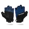 Harbinger Training Grip Gloves 30 Durable Padded Leather Palm Enhanced Grip Breathable 4Way Stretch Lycra Adjustable HookandLoop Closure Quick Removal Tabs Weightlifting Blue XLarge