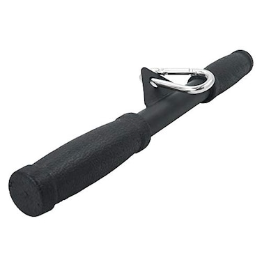 Luwint Lat Pull Down Bar 155 Inch Straight Cable Attachment Bar with Rubber Grips for Triceps Biceps Back Workout Compatible with Home Gym Cable Machine Pulley System Smith Machine Strength Training A