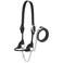 Weaver Leather DairyBeef Rounded Show Halter Black Medium