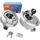 WJSKDQ 2PCS 2 Flush Pull Slam Latch Marine or Boat Door Deck Hatch 14 Locking Style Marine Hatch Latch Lock