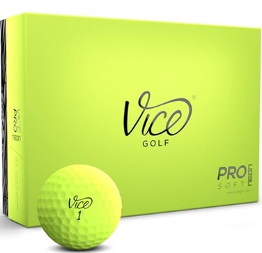 Vice Golf Pro Soft Golf Balls Lime One Dozen