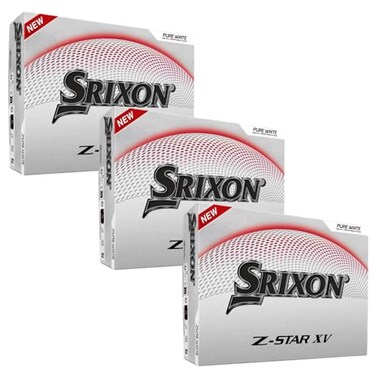 Srixon ZStar XV 9 Golf Balls White 36 Pack