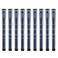 Winn DriTac Oversize 18 Navy Blue 9 Piece Golf Grip Bundle