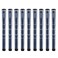 Winn DriTac Oversize 18 Navy Blue 9 Piece Golf Grip Bundle