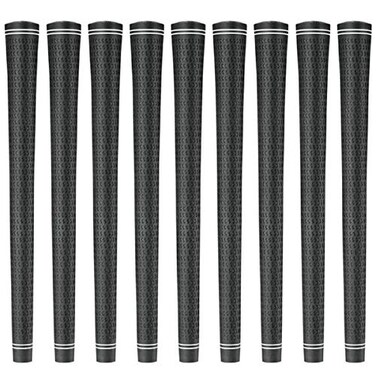 Karma Revolution Black Midsize Golf Grips for Men 9 Pack 132 Oversized