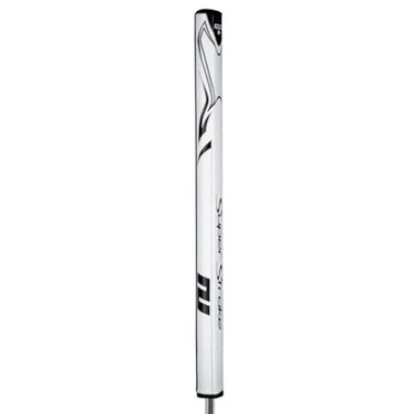 SuperStroke Zenergy Flatso XL 20Plus Golf Putter Grip with No Taper Enhanced SPYNE Technology New MultiZone Texturing and TechPort WhiteBlack