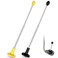 Libima 2 Pcs Golf Alignment Sticks Magnetic Golf Alignment Rods Golf Club Lie Angle Tool Plastic Golf Swing Training Aid 2 Section Retractable Golf Alignment Rods Golf Direction Indicator Gift Black Y