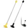 Libima 2 Pcs Golf Alignment Sticks Magnetic Golf Alignment Rods Golf Club Lie Angle Tool Plastic Golf Swing Training Aid 2 Section Retractable Golf Alignment Rods Golf Direction Indicator Gift Black Y