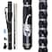 AB Earth Ergonomic Design 13mm Tip 58 Maple Pool Cue Stick Kit with Hard Case Black 20oz