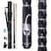 AB Earth Ergonomic Design 13mm Tip 58 Maple Pool Cue Stick Kit with Hard Case Black 20oz