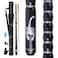 AB Earth Ergonomic Design 13mm Tip 58 Maple Pool Cue Stick Kit with Hard Case Black 21oz