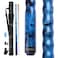 AB Earth Ergonomic Design 13mm Tip 58 Maple Pool Cue Stick Kit with Hard Case Blue 18oz