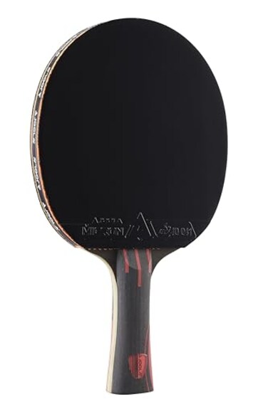 JOOLA Infinity Overdrive Professional Performance Ping Pong Paddle with Carbon Technology Black Rubber on Both Sides Competition Table Tennis Racket for Advanced Training Extreme Speed