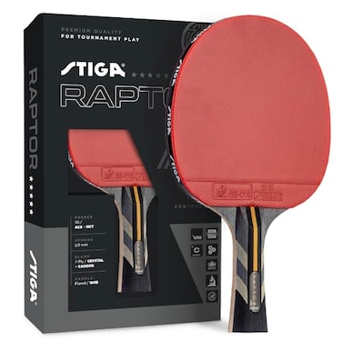 STIGA Raptor Table Tennis Racket BlackRed