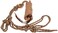 Weaver Leather Diamond Braid Reflective Rope Halter Lead Average Horse