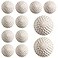 Oeab 12 Pack Dimpled Baseballs 9Inch Pitching Machine Baseballs Practice Baseball Balls for Fielding Practice HittingOne Dozen