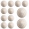 Oeab 12 Pack Dimpled Baseballs 9Inch Pitching Machine Baseballs Practice Baseball Balls for Fielding Practice HittingOne Dozen