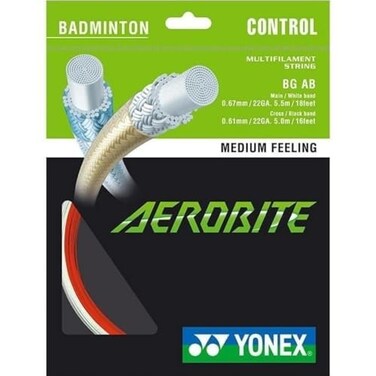 Yonex Aerobite String 10m Set WhiteRed