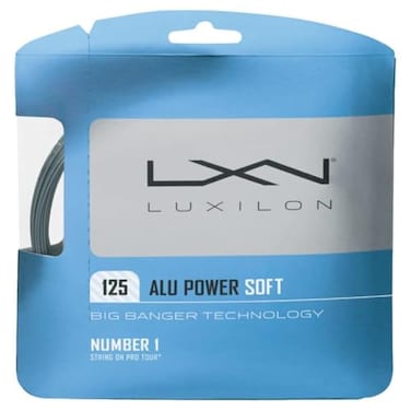 Luxilon ALU Power Soft 125 Tennis String Set Grey