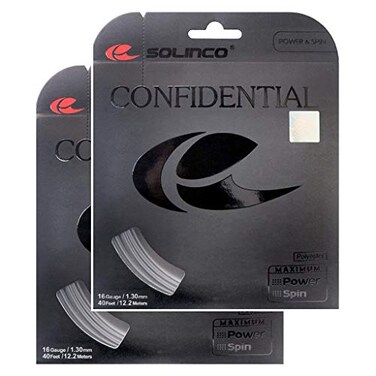 Solinco Confidential Tennis String 2 Pack 16 130