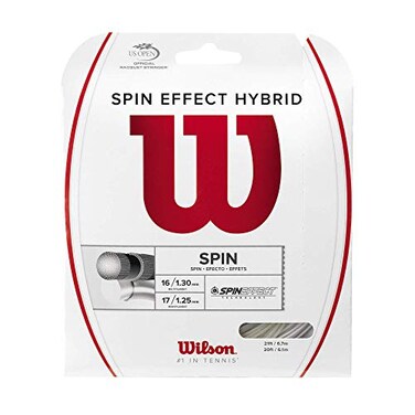 Wilson Spin Effect Hybrid Tennis String Set White